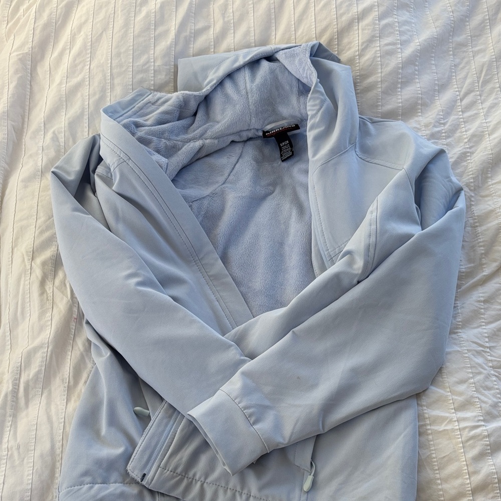 Kirkland Signature Light Blue Hooded Jacket
